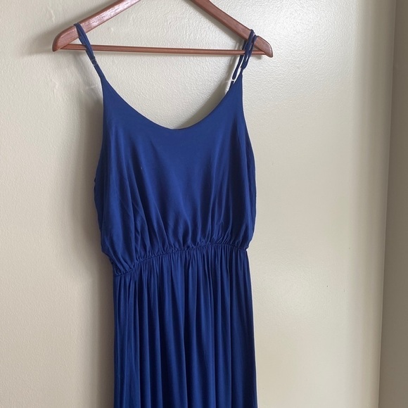 Lush Dresses & Skirts - Lush Woman’s Large Jersey Knit Adjustable Spaghetti Strap Maxi Scoop Neck